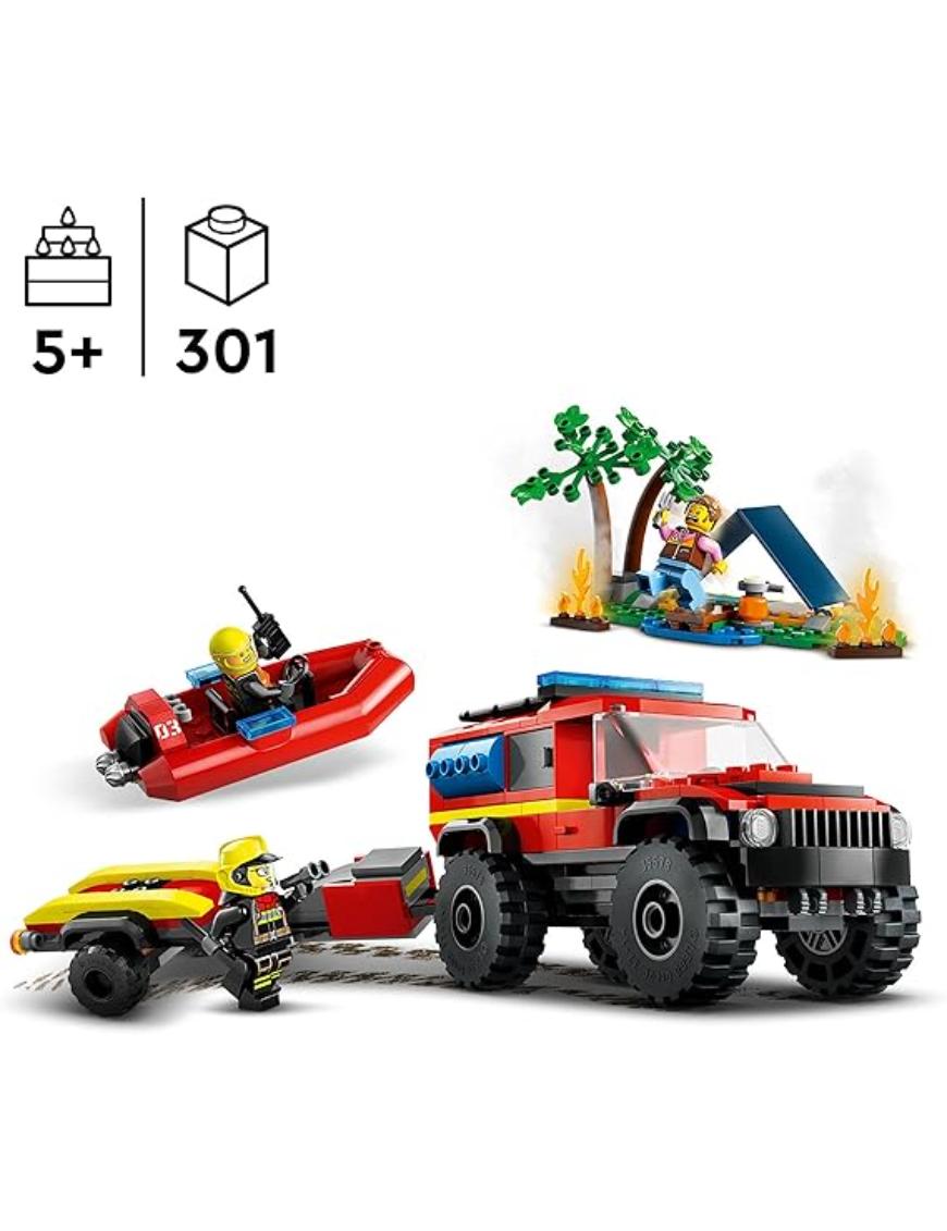 Lego city camion de bomberos online