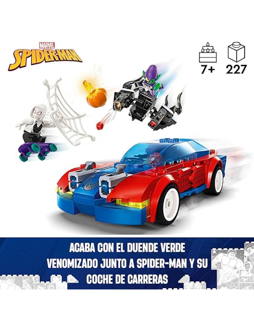 Coche spiderman lego on sale